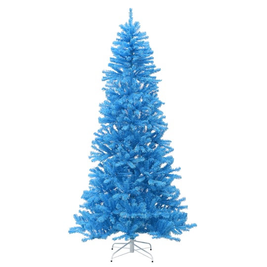 7.5Ft Unlit Light Blue Medium Artificial Christmas Tree By National Tree Company | 7.5 ft | Michaels®